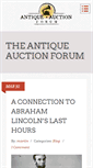 Mobile Screenshot of antiqueauctionforum.com
